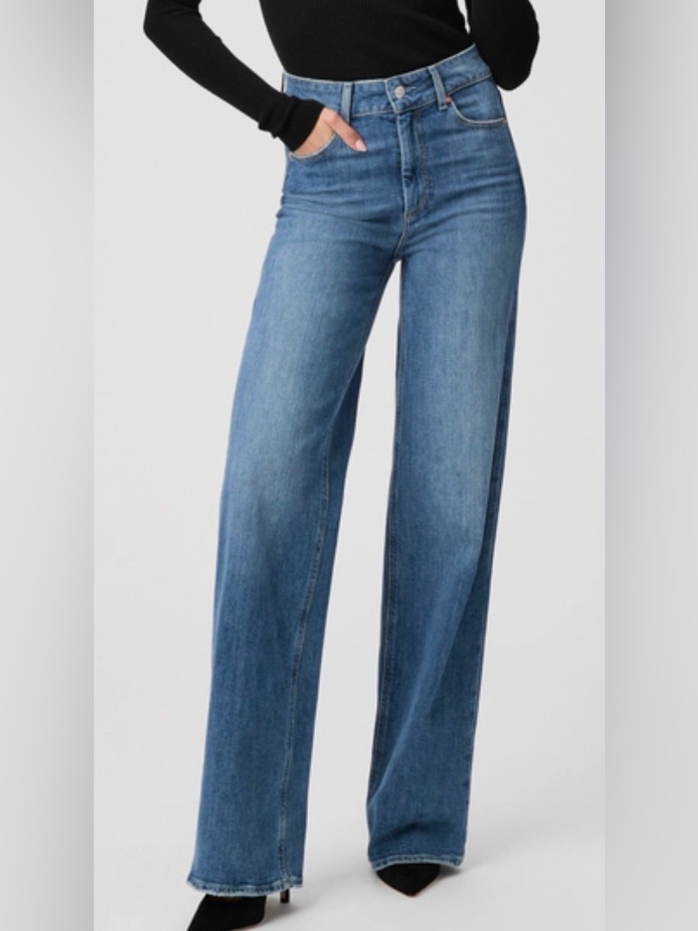 Paige Sasha Wide Leg Jeans